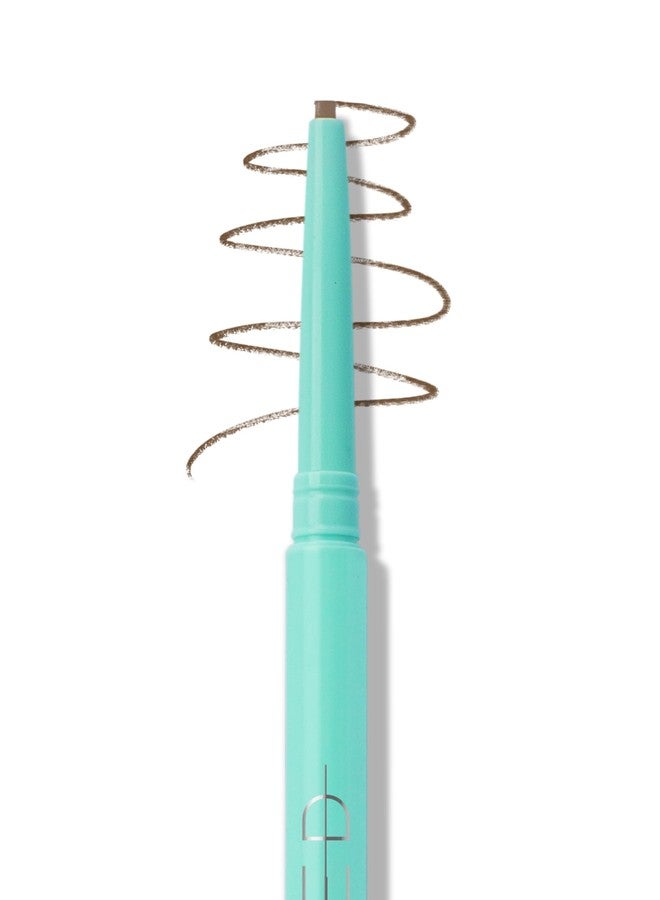 SWEED - Brow Pencil | Twist-Up, Non-Sharpen Tip + Built-In Spoolie Brush | Vegan, Cruelty-Free, Clean Beauty (Medium Brown) - Image 2